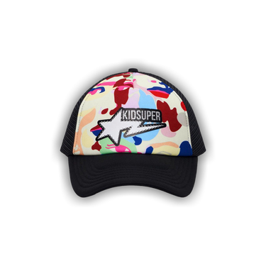 帽子 bapesta trucker hat cap rhinestone Vintage OG A Bathing Ape Bape Sta Swarovski Crystal Black