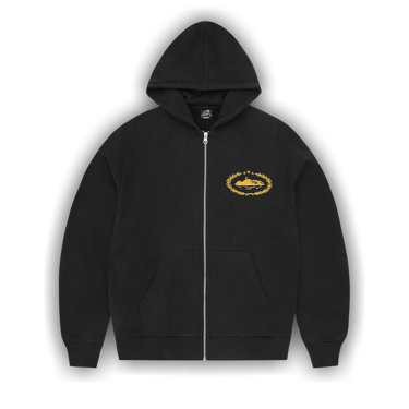 トップス ALCATRAZ HOODIE V2 [BLACK & YELLOW] XL ALCATRAZ HOODIE V2 [BLACK & YELLOW] | SHIP READY