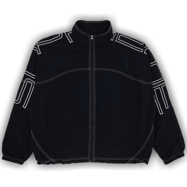 supreme21ss Spellout Track Jacket ブラック Supreme Spellout Embroidered Track Jacket Black | eBay