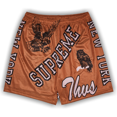 Buy Supreme Varsity Mesh Short 'Rust' - SS25SH41 RUST | GOAT