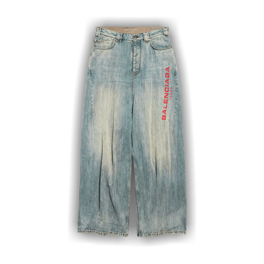 デニム・ジーパン BALENCIAGA 831693.TNW65 Jeans Buy Balenciaga Baggy Jeans 'Stained' - 831599 TNW65 5760 | GOAT