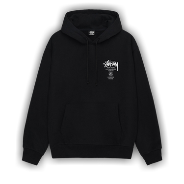 ステューシー sttusy WORLD TOUR ZIP HOODIE Stussy World Tour Zip Hoodie Navy Men's - US