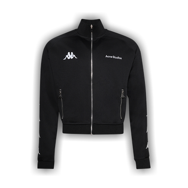 Buy Acne Studios x Kappa Zipper Sweater 'Black' - CI0196 GOAT BLAC