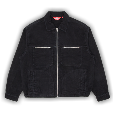 Buy Supreme Moleskin Work Jacket 'Black' - SS25J77 BLACK | GOAT
