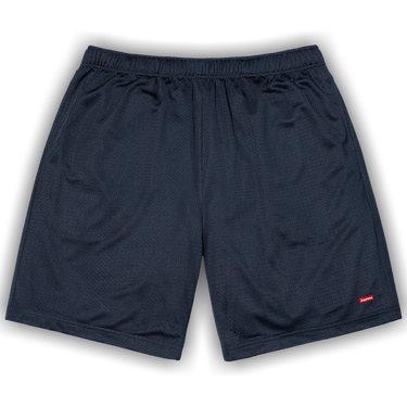 Buy Supreme Small Box Baggy Mesh Short 'Navy' - SS25SH18