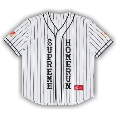 Buy Supreme x Homerun Baseball Jersey 'Stripe' - SS25KN70