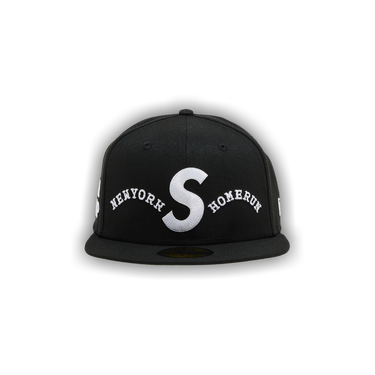 帽子 supreme Homerun S logo newera Supreme Homerun S Logo New Era 59Fifty Hat Black - SS25 - US