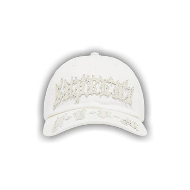 Buy Supreme Leather Appliqué 6-Panel 'White' - SS25H118