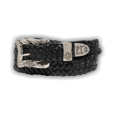 Buy Enfants Riches Déprimés Port Of Souls Braided Belt 'Black