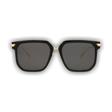 Buy Bottega Veneta Square Sunglasses 'Black/Gold/Grey' - BV1083SA
