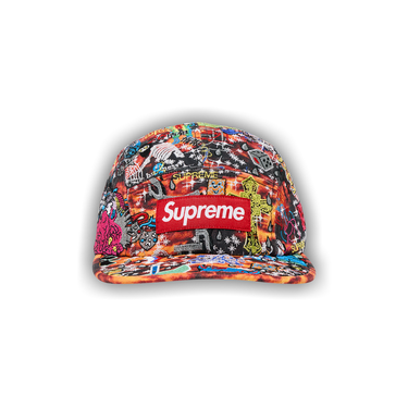 Buy Supreme Aoi Embroidered Camp Cap 'Flames' - SS25H122