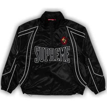 Buy Supreme Satin Piping Pullover 'Black' - SS25J51 BLACK | GOAT