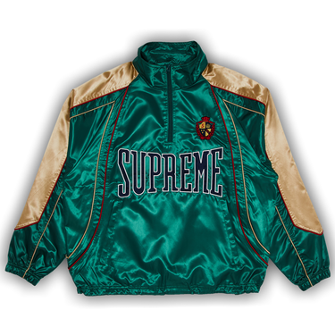 【Supreme】Satin Piping Pullover Black - 25SS Supreme Satin Piping Pullover (SS25) - $198