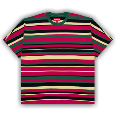 【Supreme】Intarsia S/S Top★Brown★25SS★ Buy Supreme Intarsia Spellout Short-Sleeve Top 'Black