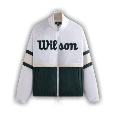 Buy Kith x Wilson Dobby Track Jacket 'White' - KHM010885 101 | GOAT