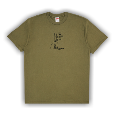 Buy Supreme Piss Tee 'Olive' - SS25T63 OLIVE | GOAT