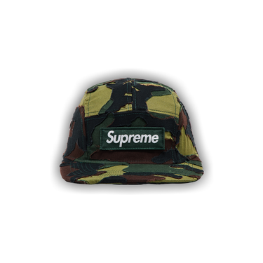 ② Supreme Layered Camo Camp Cap Woodland Supreme-Layered-Camo-Camp-Cap-