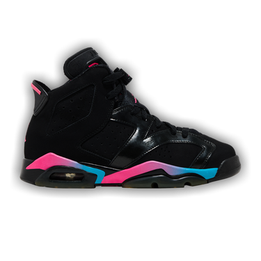 pink and black jordans 6