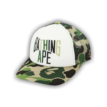 Buy BAPE ABC Camo NYC Logo Mesh Cap 'Green' - 1L30 180 012