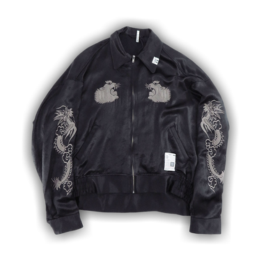 Buy Maison Mihara Yasuhiro Collared Souvenir Jacket 'Black