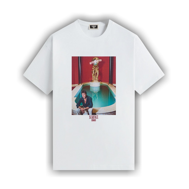 Buy Kith For Scarface Tony Fountain Tee 'White' - KHM034180 101 | GOAT