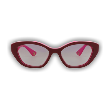 SALE! NEW Gucci GG1638S 003 Burgundy Fuchsia Mirrored Women Cat Eye Sunglasses GUCCI GG1638S 003 Burgundy/Fuchsia/Pink Gradient With Mirror  main image 3