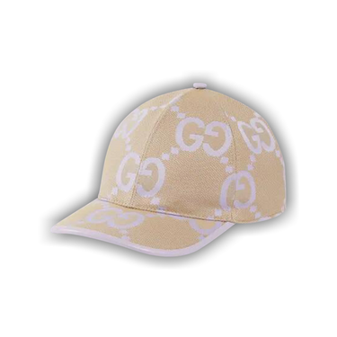 Buy Gucci Jumbo GG Baseball Hat 'Beige/Lilac' - 735011 4HAVS 8871
