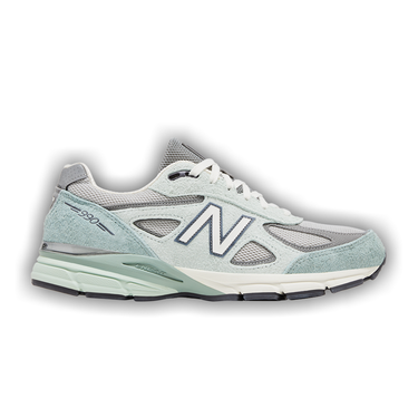 ゆみ New Balance 990v4 Big Kid 'Kool Grey Silver Filigree' - New