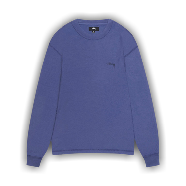 Buy Stussy Lazy Long-Sleeve Tee 'Vintage Navy' - 1140333 VINT | GOAT