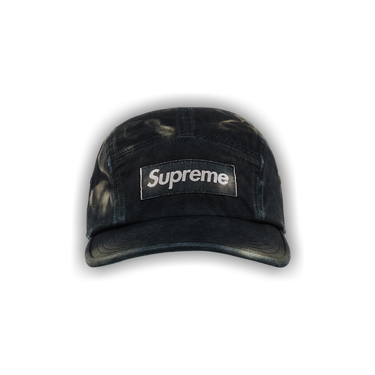 【Supreme】25FW／Overdyed Camp Cap／BLACK Supreme Overdyed Camp Cap Black - FW25 - US