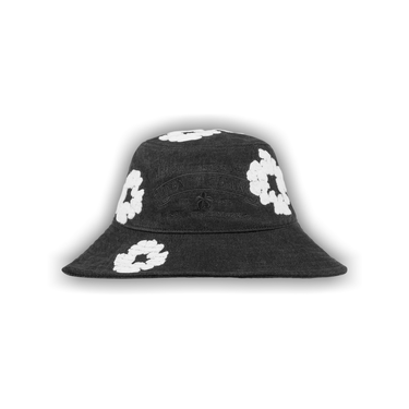 Buy Denim Tears Denim Cotton Wreath Bucket Hat 'Washed Black