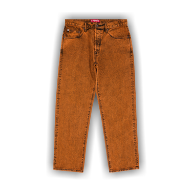 Buy Supreme Regular Jean 'Overdyed Orange' - FW25P21 OVERDYED