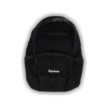 Buy Supreme Denim Backpack 'Black' - FW25B1 BLACK | GOAT