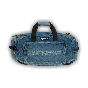 Buy Supreme Denim Duffle Bag 'Washed Indigo' - FW25B2 WASHED