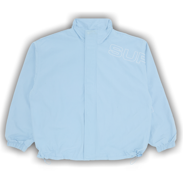 Buy Supreme Spellout Embroidered Ripstop Track Jacket 'Light Blue