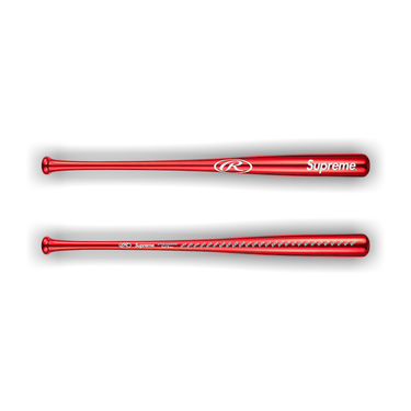 Buy Supreme x Rawlings Chrome Maple Wood Baseball Bat 'Red