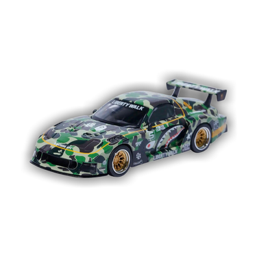 Buy BAPE x LBWK Mini GT ABC Camo Mazda RX7 1/64 'Green