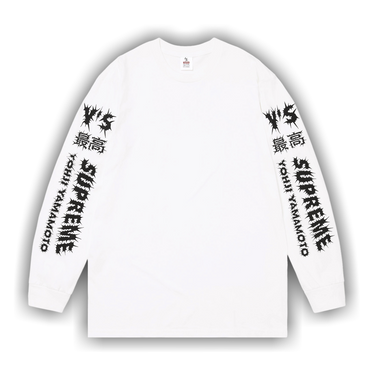 Buy Supreme x Y's Long-Sleeve Tee 'White' - FW25T2 WHITE | GOAT