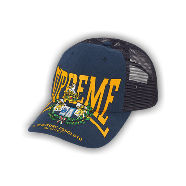Buy Supreme Crest Mesh Back 6-Panel 'Navy' - FW25H104 NAVY | GOAT CA