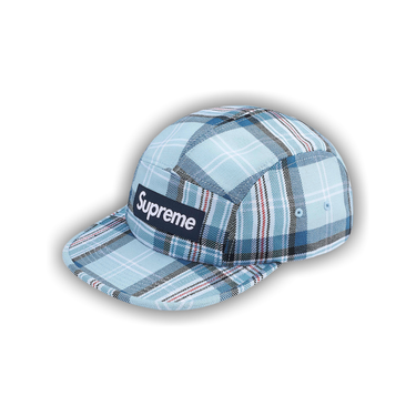 Buy Supreme Lochcarron Camp Cap 'Light Blue' - FW25H78 LIGHT BLUE