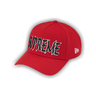 Buy Supreme Sharp Spellout Adjustable New Era 'Red' - FW25H87 RED