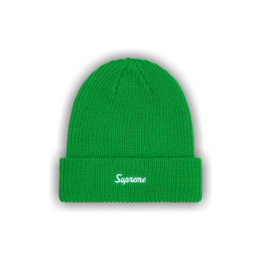 Buy Supreme Loose Gauge Beanie 'Green' - FW25BN25 GREEN | GOAT