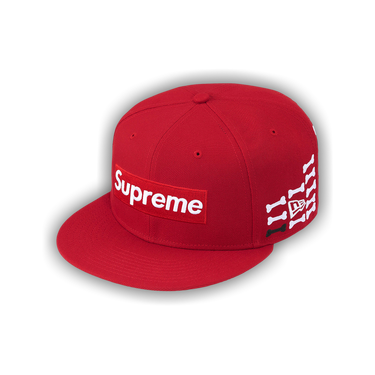 Buy Supreme Bones Box Logo New Era 'Red' - FW25H46 RED | GOAT