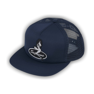 Buy Supreme Pinup Mesh Back 5-Panel 'Navy' - FW25H60 NAVY | GOAT