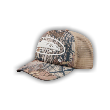 Buy Corteiz Island Puff Print Trucker Hat 'Forest Camo' - CRTZ1004