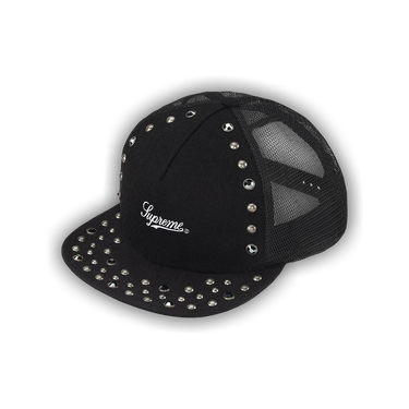 Buy Supreme x B.B. Simon Studded Mesh Back 5-Panel 'Black