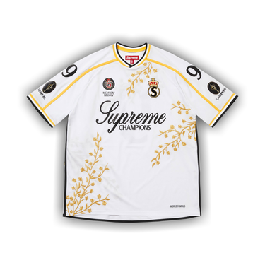 ウェア Supreme Floral Soccer Jersey white M Buy Supreme Floral Soccer Jersey 'White' - FW25KN52 WHITE | GOAT