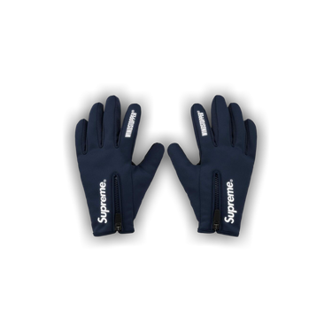 Buy Supreme WINDSTOPPER Zip Gloves 'Navy' - FW24A9 NAVY | GOAT