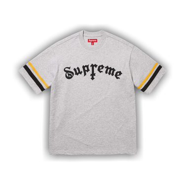 Buy Supreme Cross Short-Sleeve Top 'Heather Grey' - FW25KN95