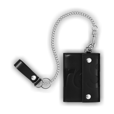 Buy Supreme Leather Chain Wallet 'Black' - FW25B13 BLACK | GOAT